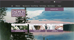 Desktop Screenshot of dadsonfuneralhome.com