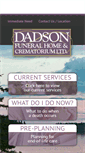 Mobile Screenshot of dadsonfuneralhome.com